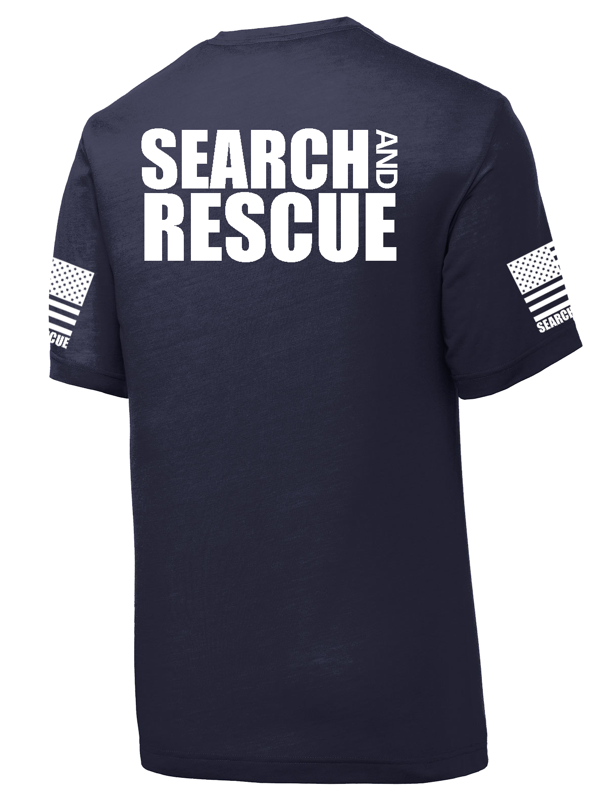 Code 3 Search and Rescue Cotton Feel Polyester T-Shirt Navy Blue